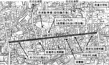新町通り500mの地図